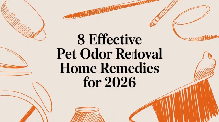 8 Effective Pet Odor Removal Home Remedies for 2026